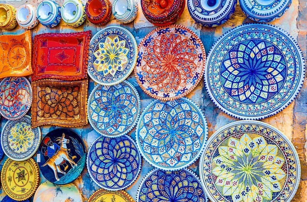 Керамика, Тунис, подарки, красивые тарелки